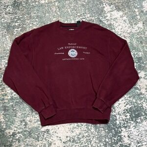 Federal Law Enforcement Sweatshirt Big Cotton Gear For sports Men's Medium